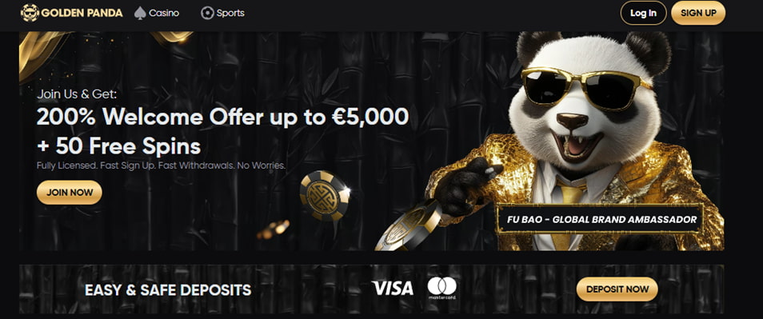 golden panda casino Gameplay
